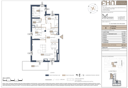 Mieszkanie w inwestycji: Apartamenty Jana Pawła 34