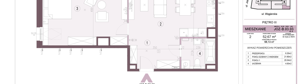 Mieszkanie w inwestycji: Apartamenty Józefińska