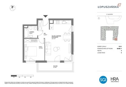 Mieszkanie w inwestycji: Łopuszańska 47 - etap 3