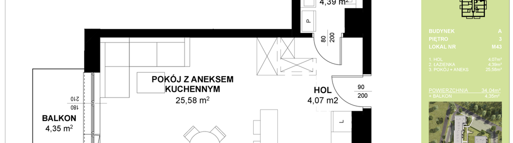 Mieszkanie w inwestycji: Triton Kampinos III