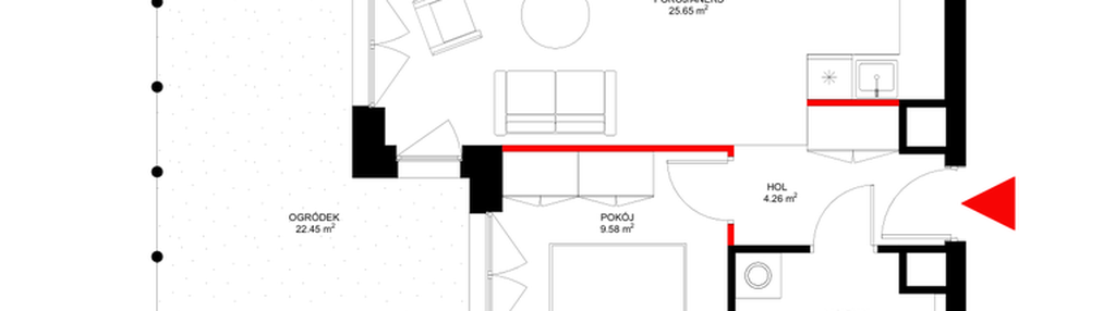 Mieszkanie w inwestycji: INSPIRE ETAP V – bud. F, G