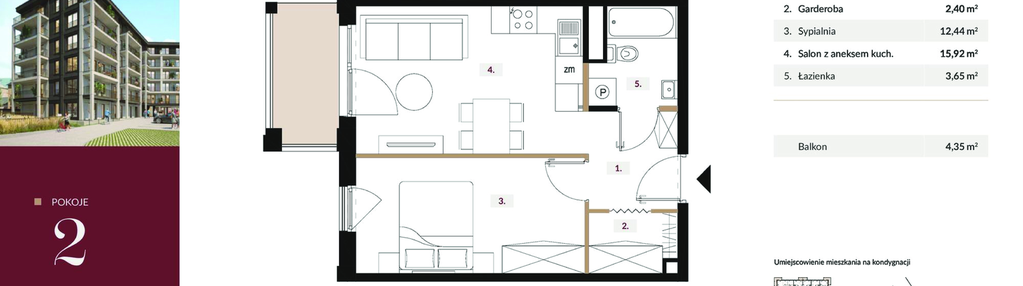 Mieszkanie w inwestycji: Krakowska Rogatka