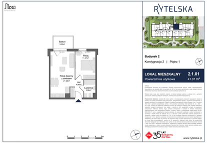 Mieszkanie w inwestycji: Rytelska