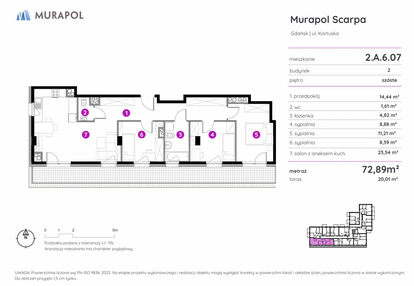 Mieszkanie w inwestycji: Murapol Scarpa