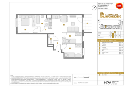 Mieszkanie w inwestycji: Apartamenty Rudnickiego