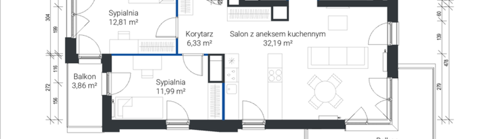 Mieszkanie w inwestycji: Nowe Zabłocie