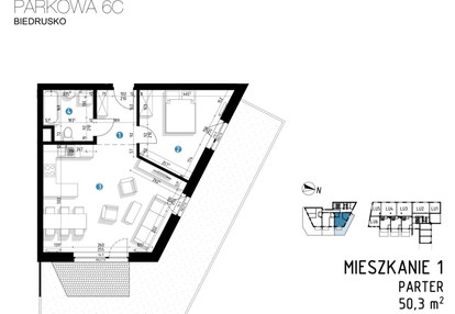 Mieszkanie w inwestycji: Parkowa 6AC - ETAP III