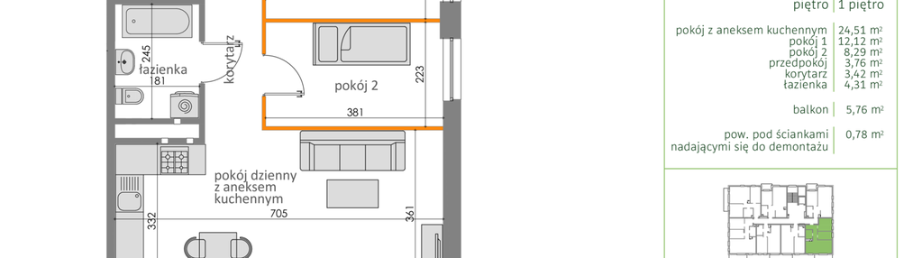 Mieszkanie w inwestycji: Zielona Przystań