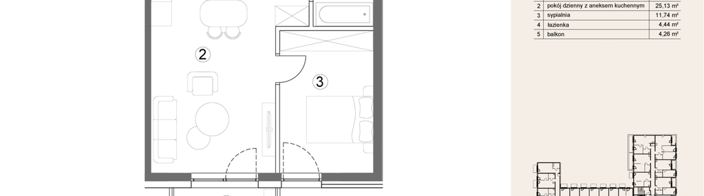 Mieszkanie w inwestycji: Waterlane Vibe