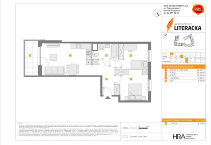 Mieszkanie w inwestycji: Apartamenty Literacka etap 2.2