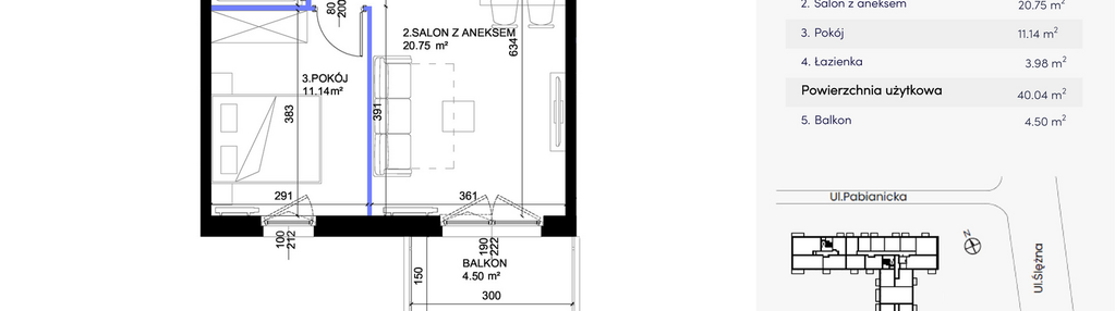 Mieszkanie w inwestycji: Nowa Pabianicka