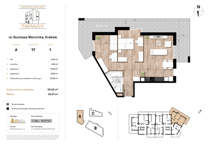 Mieszkanie w inwestycji: Krzesławickie Tarasy