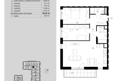 Mieszkanie w inwestycji: Modern Helenów