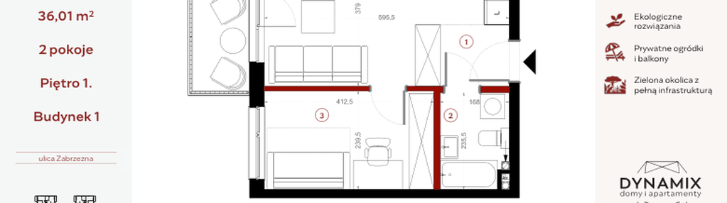 Mieszkanie w inwestycji: Apartamenty Dwie Rzeki