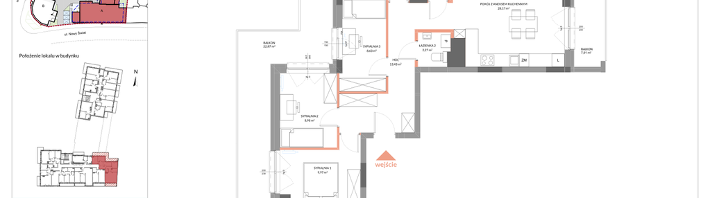 Mieszkanie w inwestycji: Apartamenty Nowy Świat