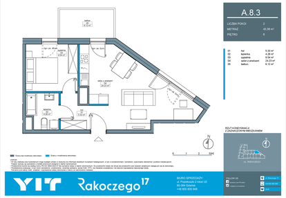 Mieszkanie w inwestycji: Rakoczego 17