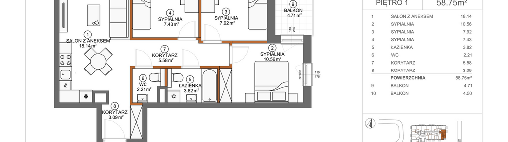 Mieszkanie w inwestycji: Apartamenty Rusałki
