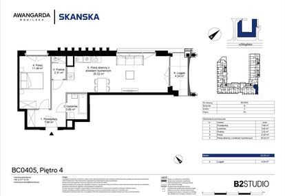 Mieszkanie w inwestycji: Awangarda Mogilska