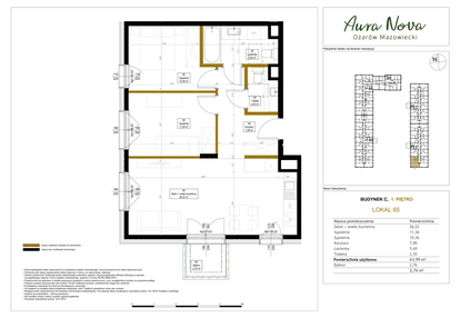 Mieszkanie w inwestycji: Aura Nova etap II
