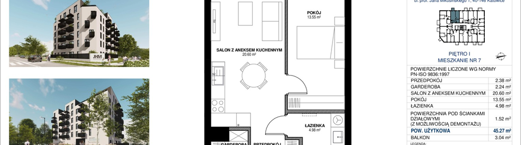 Mieszkanie w inwestycji: Apartamenty Mikusińskiego