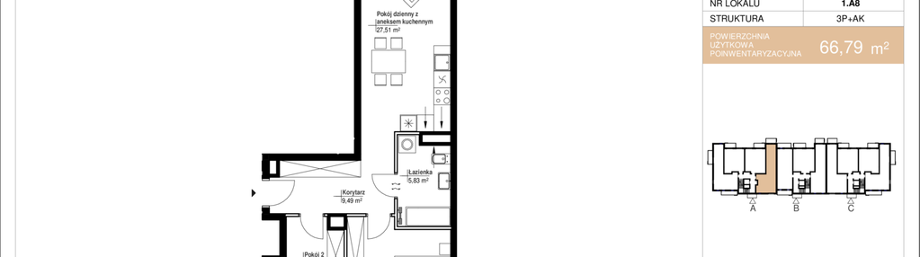 Mieszkanie w inwestycji: Gombrowicza 33