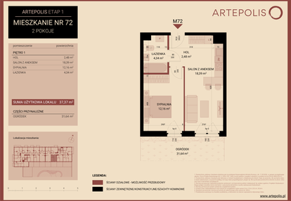 Mieszkanie w inwestycji: Artepolis