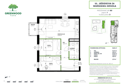 Mieszkanie w inwestycji: Greenwood Park