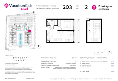 Mieszkanie w inwestycji: VacationClub Resort