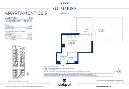 Mieszkanie w inwestycji: Sol Marina etap III