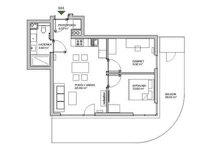 Mieszkanie w inwestycji: Zielona Marina - Apartamenty inwestycyjne