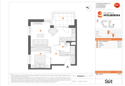 Mieszkanie w inwestycji: Osiedle Myśliborska