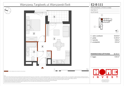 Mieszkanie w inwestycji: Warszawski Świt etap XI