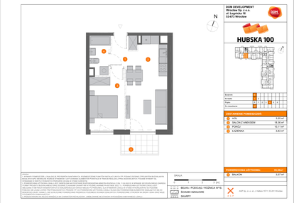 Mieszkanie w inwestycji: Hubska 100