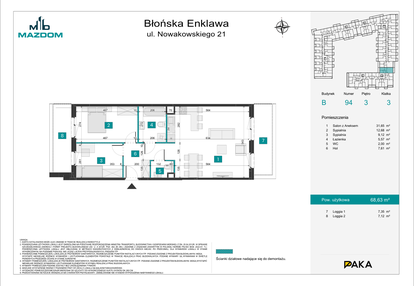 Mieszkanie w inwestycji: Błońska Enklawa