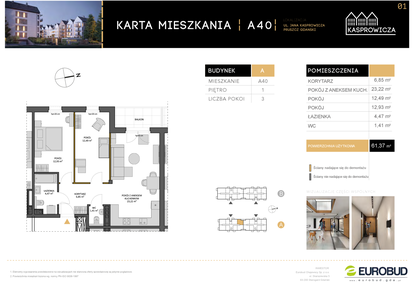 Mieszkanie w inwestycji: Osiedle Kasprowicza