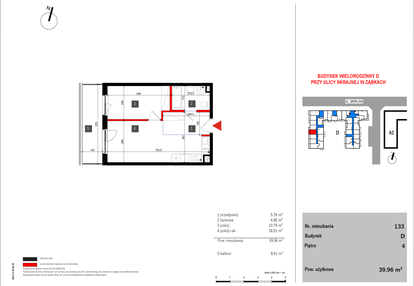 Mieszkanie w inwestycji: Skrajna 9 bud. D