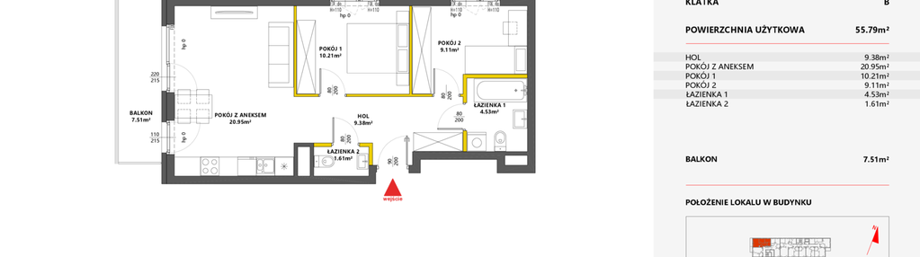 Mieszkanie w inwestycji: Metro Art 6