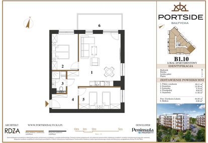 Mieszkanie w inwestycji: Portside Bałtycka