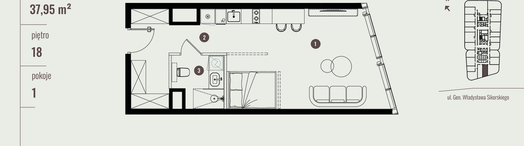 Mieszkanie w inwestycji: Quorum Tower