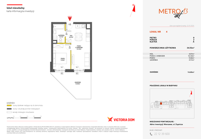 Mieszkanie w inwestycji: Metro Art 13