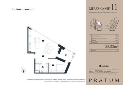 Mieszkanie w inwestycji: Pratum Apartamenty Etap I