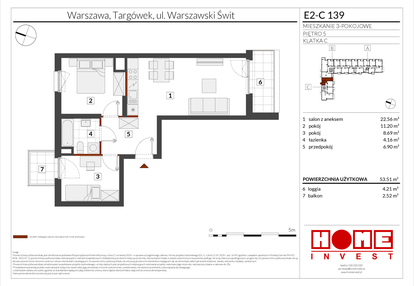 Mieszkanie w inwestycji: Warszawski Świt etap XI