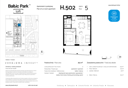 Mieszkanie w inwestycji: Baltic Park Loft