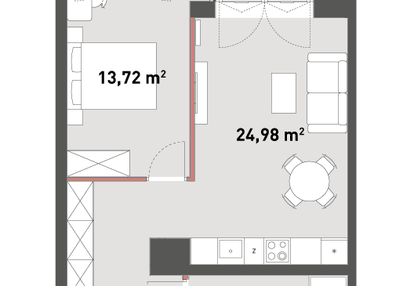 Mieszkanie w inwestycji: Żelazna 54