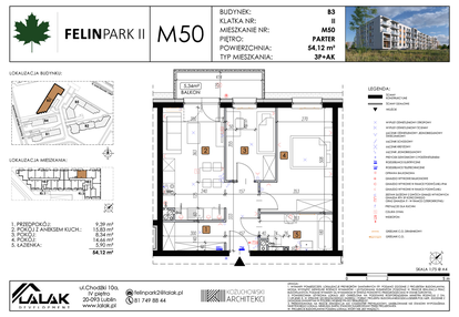 Mieszkanie w inwestycji: Felin Park II etap 2