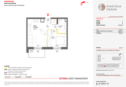 Mieszkanie w inwestycji: Piastova Osada