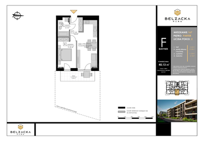 Mieszkanie w inwestycji: Belzacka Park etap III