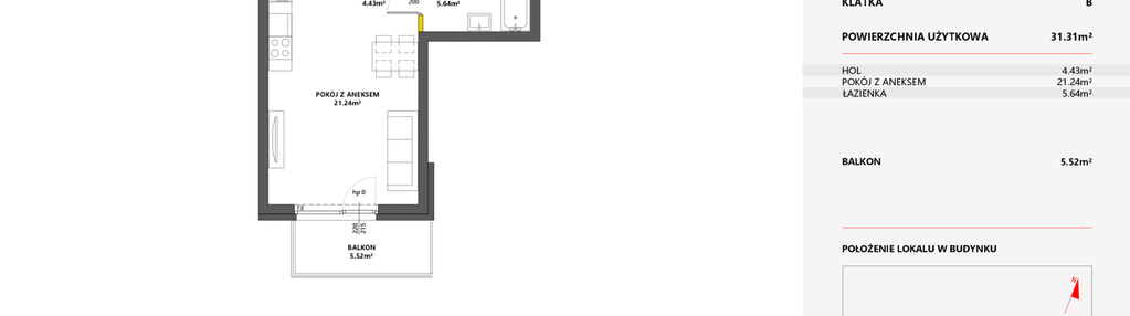 Mieszkanie w inwestycji: Metro Art 13