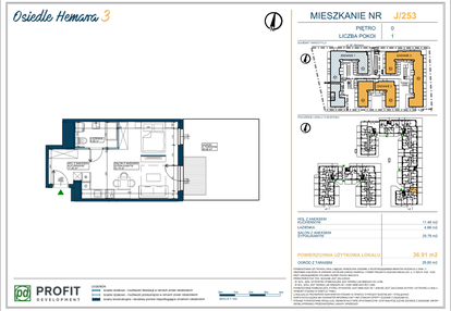 Mieszkanie w inwestycji: Osiedle Hemara - etap III bud. 2 i 3