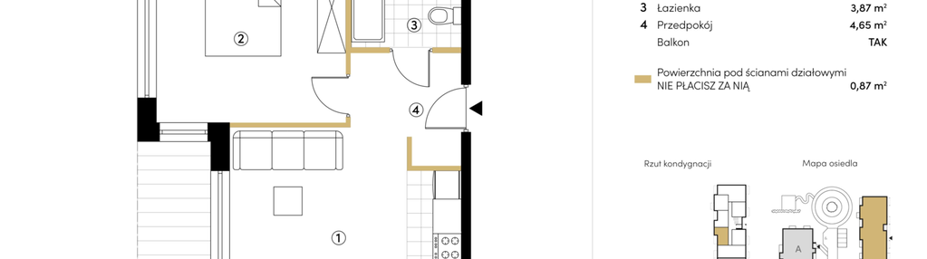 Mieszkanie w inwestycji: Hallera 140